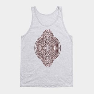 mandala maroon Tank Top